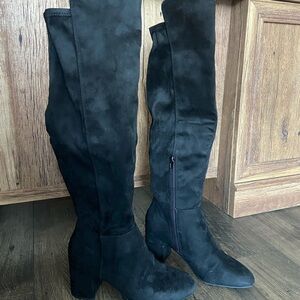 Like new black over the knee boots